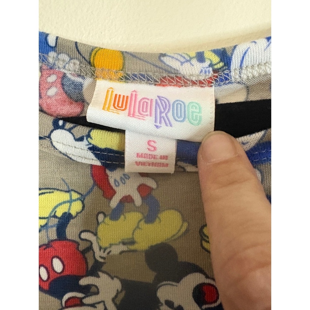 LuLaRoe Disney Mickey Mouse Print‎ Casual Dress Size S Womens - Picture 3 of 3